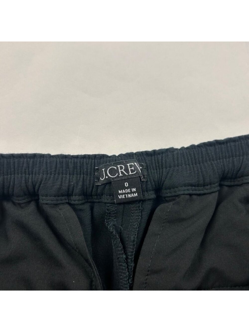 J. Crew Black Lightweight Soft Drape Wide Leg Pant 0 - Picture 4 of 7